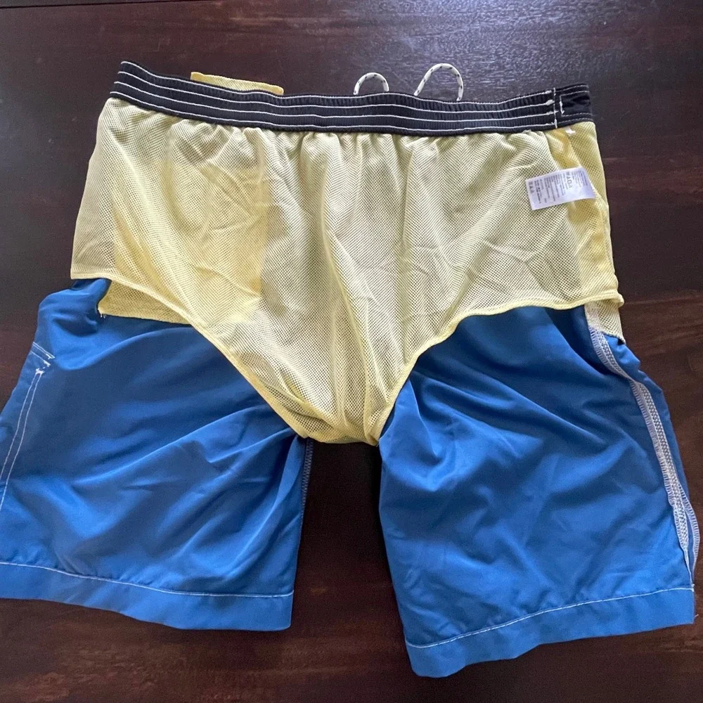 Tommy Bahama Relax Mens XL‎ Blue Board Shorts Swim Trunks Cargo Pocket Marlin